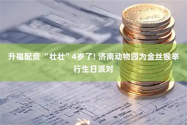 升福配资 “壮壮”4岁了! 济南动物园为金丝猴举行生日派对